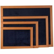 تصویر تابلو اعلانات دور قاب MDF سایز ۵۰×۷۰ پارچه مخمل افرند 