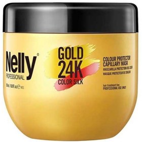 تصویر ماسک مو رنگ شده نلی گلد NELLY GOLD (تثبیت کننده) 