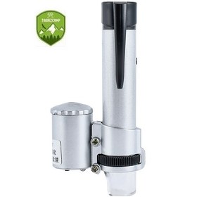 تصویر مینی میکروسکوپ جیبی 60X 