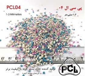 تصویر خاک بستر گربه PCL۰۴ بسته بندی ۵ کیلویی 5000 گرم پی سی ال گربه