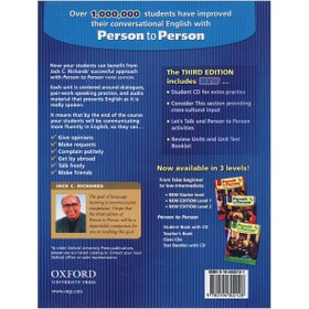 تصویر Person to Person 1 third edition 