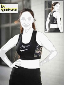 تصویر نیم تنه ورزشی زنانه NIKE کد 0010 NIKE womens sports bra code 0010