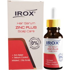 تصویر سرم موی زینک پلاس ایروکس حجم 30 میلی لیتر Irox Zinc Plus Scalp Care Hair Serum 30 ml