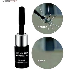 تصویر چسب ترمیم ترک شیشه 