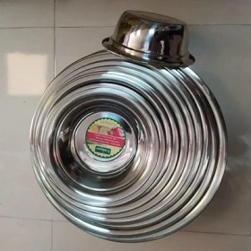 تصویر لگن 11 پارچه استیل ساده یونیک 