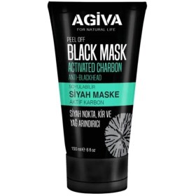 تصویر ماسک صورت آگیوا Agiva مدل Peel Off Black Mask حجم 150ml 