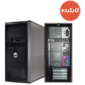 تصویر کیس استوک Dell Tower core 2 Due optiplex 745 intel core 2 due ram 4 hard 500 