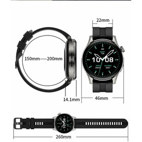 تصویر ساعت هوشمند حرفه ای آوی مدل Awei H12 - مشکی 