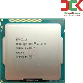 تصویر پردازنده مرکزی اینتل سری Ivy Bridge مدل Core i5-3570 - استوک ا Intel Core-i5 3570 LGA 1155 Intel Core-i5 3570 LGA 1155