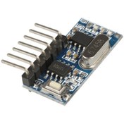 تصویر ماژول گیرنده کد لرن ۴ کاناله RX480-E فرکانس ۴۳۳ مگاهرتز 