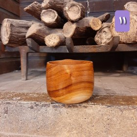 تصویر 1 عدد لیوان چوبی کوکسا کد 111 