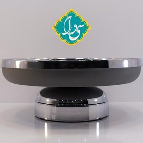 تصویر شیرینی خوری وزرا مدل دنیز طوسی نقره ای، رنگ استاتیک آبکاری کروم ارسال از کارخانه بدون واسطه 