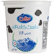تصویر ماست خامه ای میهن مقدار 750 گرم ا Homeland creamy yogurt in the amount of 750 grams Homeland creamy yogurt in the amount of 750 grams