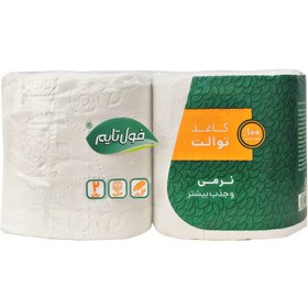 تصویر فول تایم دستمال توالت 4 لایه 2 رول 