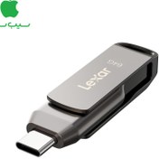 تصویر فلش مموری لکسار مدل D400 ظرفیت ۶۴ گیگابایت 