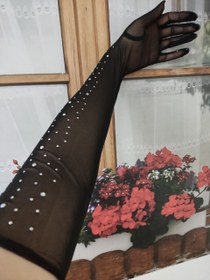 تصویر دستکش عروس کد ۲۰۵۱ 