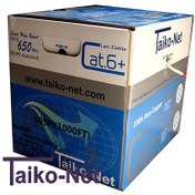 تصویر کابل شبکه تایکونت TAIKO-NET ساخت تایوان CAT6 PLUS FTP حلقه 305 متری TAIKO-NET