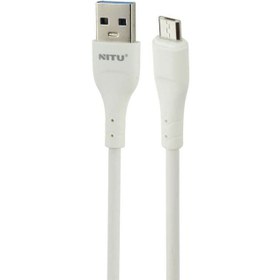 تصویر کابل کوتاه میکرو یو اس بی فست شارژ Nitu NC250 25cm Nitu NC250 25cm MicroUSB Cable