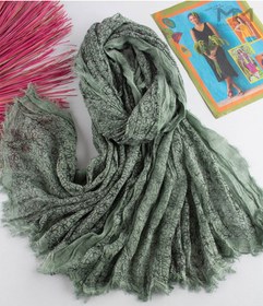 تصویر شال کنفی طرحدار 