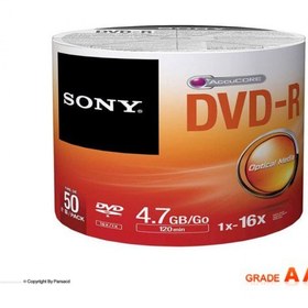 تصویر دی وی دی خام سونی پک 50 عددی SONY DVD-R - 50 Pack