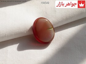 تصویر نگین عقیق باباقوری کد 108542 