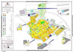 تصویر عنوان نقشه: تحقق یابی طرح مصوب قبلی شهر سده 