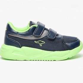 تصویر کفش ورزشی بافت‌دار پسرانه با بند چسبی برند kangaroos Boy's Textured Sneakers with Hook and Loop Closure