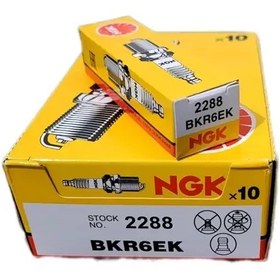 تصویر شمع خودرو ان جی کی مدل BKR6EK 2288 (بسته 4عددی) NGK BKR6EK 2288 Spark Plug