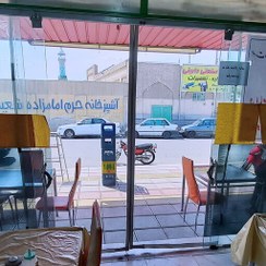 تصویر پرده نایلونی 180 در 230 سانت مگنتی مغناطیسی ضمانتی ( مدل آهنربا یکسره ) پلاستیکی آهنربایی طلقی درب آهنربادار 