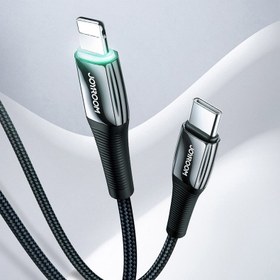 تصویر کابل 1.2 متری تایپ سی به لایتنینگ جوی روم مدل S-1224K2 Joyroom S-1224K2 Type-C To Lightning Cable 1.2m