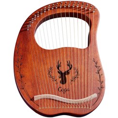 تصویر چنگ رومی سگا مدل LY19-SW رنگ قهوه ای تیره 