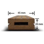 تصویر پروفیل چوب پلاست N7 