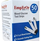 تصویر نوار تست قندخون امپرور،50 عددی،مناسب دستگاه EMPROR 