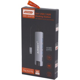 تصویر هاب سوئیچ TYPE-C برند IFORTECH مدل HC-13M 