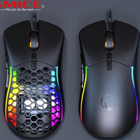 تصویر موس گیمینگ دی نت T60 RGB D-Net T60 RGB Gaming Mouse