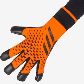 تصویر دستکش دروازه بانی آدیداس نارنجی مشکی اورجینال سایز ۸-۹-۱۰ - سایز Adidas goalkeeper gloves