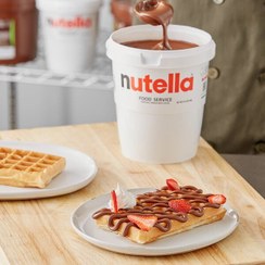 تصویر نوتلا سطلی ۳کیلویی ایتالیایی nutella chocolate bucket