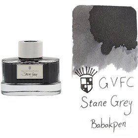 تصویر جوهر خودنویس گرافون فابرکاستل طوسی سنگی ۱۴۱۰۰۳ GRAF VON FABER-CASTELL Stone Grey 