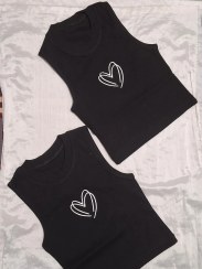 تصویر تاپ کراپ نخی مشکی سایز ۳۲ تا ۴۶ 