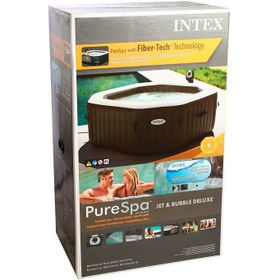 تصویر جکوزی بادی 6 ضلعی بزرگ اینتکس intex 28454