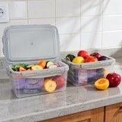 تصویر ظرف درب دار چهارقفل 