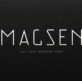 تصویر فونت مدرن Magsen 