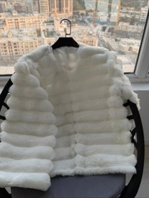 تصویر کت پوست نرم-استایل شبک مناسب زمستان 