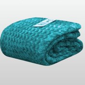 تصویر پتو گلبافت مدل فلورا 