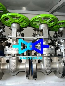 تصویر شیر کشویی گیت ولو استیل gate valve 316L 150 