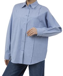 تصویر شومیز زنانه آبی سرژه Serge کد 232176 