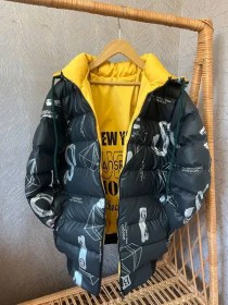 تصویر کاپشن پسرانه دو رویه سایز ۱۴ تا ۱۶ سال 