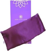 تصویر بالش چشم یوگا Zen Nation - اسطوخودوس و دانه کتان - شامل پوشش قابل شستشو - برای خشکی چشم، یوگا، آرامش، خواب، کاهش استرس، رایحه درمانی. تماما طبیعی 