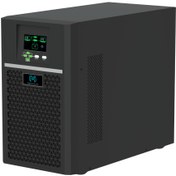 تصویر یو پی اس 3 کاوا آنلاین تک فاز با فرکانس بالا سری TOWER استاندارد 96VDC برند مگا الکتریک مدل ME-STW3K MEGA Electric Single Phase High Frequency Online UPS TOWER Standard Series 3 kVA 96VDC