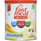 تصویر پودر فست میل پر پروتئین اسمارت نوتریشن 400 گرم طعم وانیل/Smart Nutrition Fast Meal High Protein Powder 400 g 